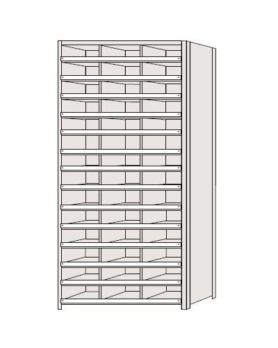 【ポイント10倍】【直送品】 サカエ 区分棚 NCCM110-314 (184186) 【特大・送料別】