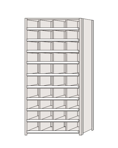 【ポイント5倍】【直送品】 サカエ 区分棚 NCCM110 410 (184192) 【特大・送料別】 :p5 sakae 184192:道具屋さん