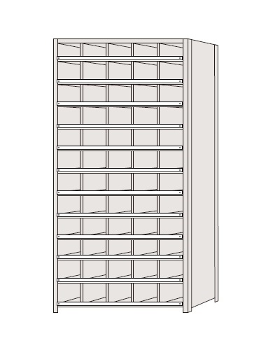 【直送品】 サカエ 区分棚 NCCM111-512 (184205) 【特大・送料別】