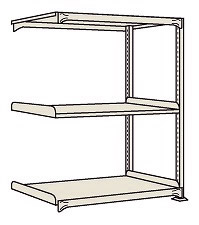 【ポイント10倍】【直送品】 サカエ 中軽量棚ＭＬＷ型（２５０ｋｇ／段・連結・３段タイプ） MLW-8763R (188259) 【特大・送料別】