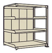 【直送品】 サカエ ラークラックパネル付(150KG/段・連結・4段タイプ) PRLW-1544R (197133) 【特大・送料別】