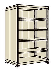 【ポイント5倍】【直送品】 サカエ ラークラックパネル付(150KG/段・単体・6段タイプ) PRLW-2126 (197154) 【特大・送料別】