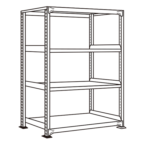 �y�|�C���g10�{�z�y�����i�z �T�J�G ���[�N���b�N(150KG/�i�E�P�́E����1800MM�E4�i) RLS-1124 (198300) �y��^�z