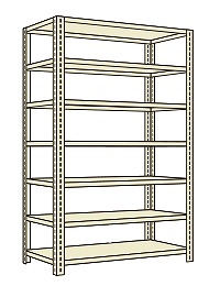 【尖んがり10倍】【直送品】 サカエ 開放的型棚(120KG/段・高さ2400MM・7段手あい) LWF3327 (203820) 【特大・貨物輸送別】 スチールラック本体-家具、インテリア-ラック、シェルフ、本棚