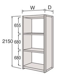 【ポイント10倍】【直送品】 サカエ カノラライト軽量棚 6U74BB-ZH19 (268956) 【特大・送料別】