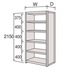 【ポイント10倍】【直送品】 サカエ カノラライト軽量棚 6U76BG-ZJ14 (269000) 【特大・送料別】