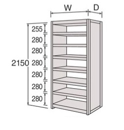 【ポイント5倍】【直送品】 サカエ カノラライト軽量棚 6U78BG-ZA75 (269013) 【特大・送料別】