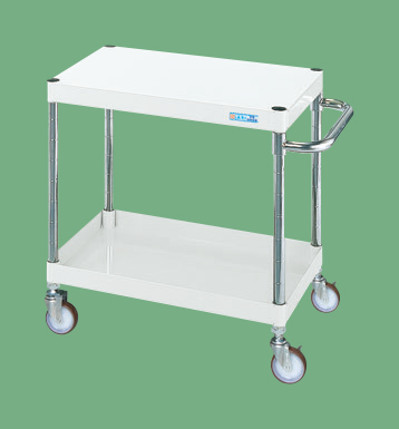 【ポイント5倍】【直送品】 サカエ CSパールワゴン(軽量タイプ・直進安定金具付) CSP-9062LYNUW (320771) 【大型】
