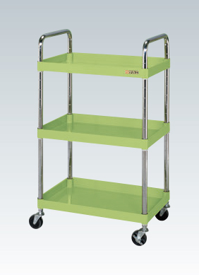 【ポイント10倍】【直送品】 サカエ CSパールワゴン(軽量タイプ・取手U仕様) CSP-6083LUT (324051) 【大型】