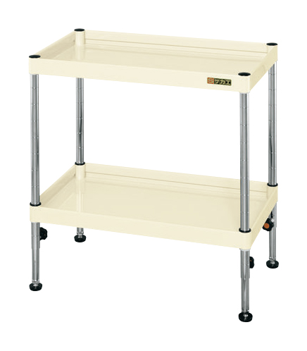 【ポイント5倍】【直送品】 サカエ CSパールワゴン(高さ調整・固定タイプ) TCSPN-7572I (327111) 【大型】