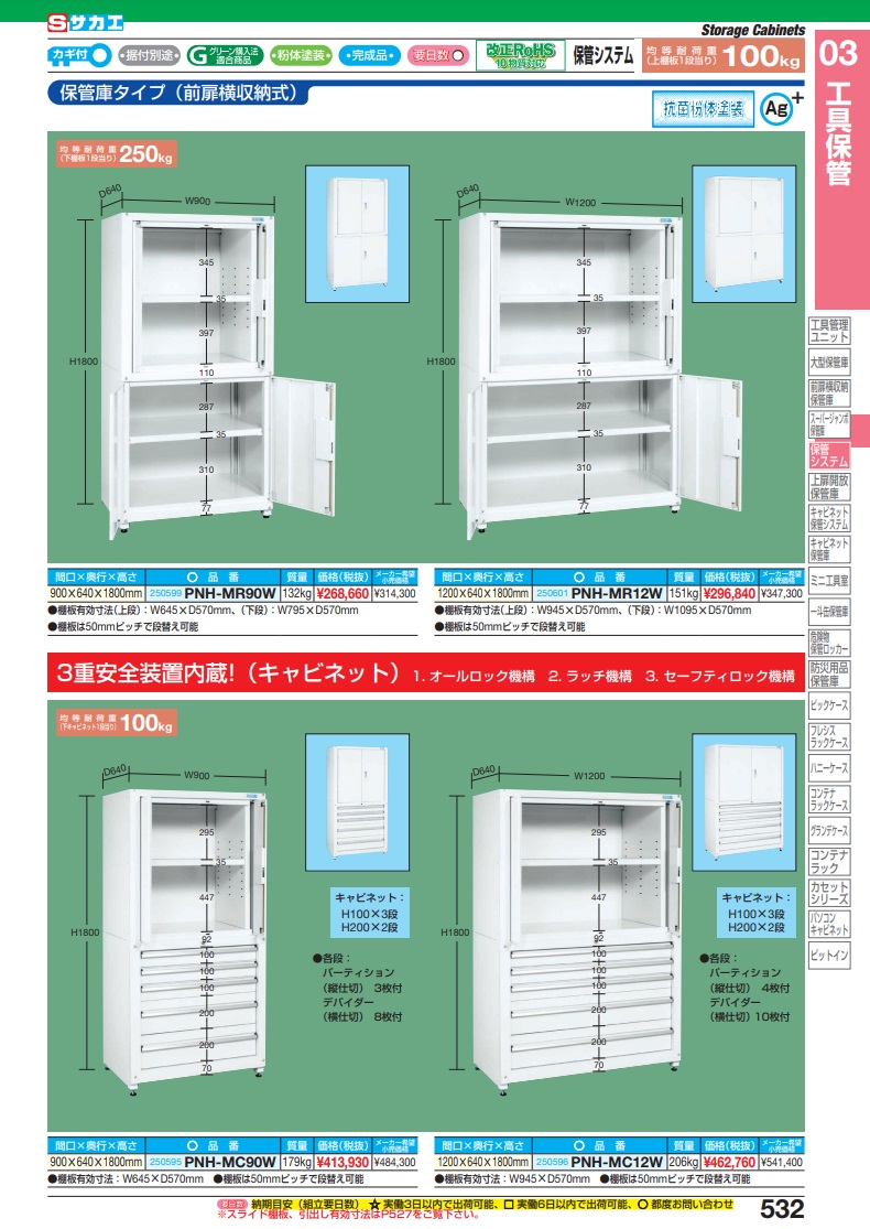 89%OFF!】 サカエ 保管システム ＰＮＨ−Ｃ１２ＫＰＤＷ PNH-C12KPDW