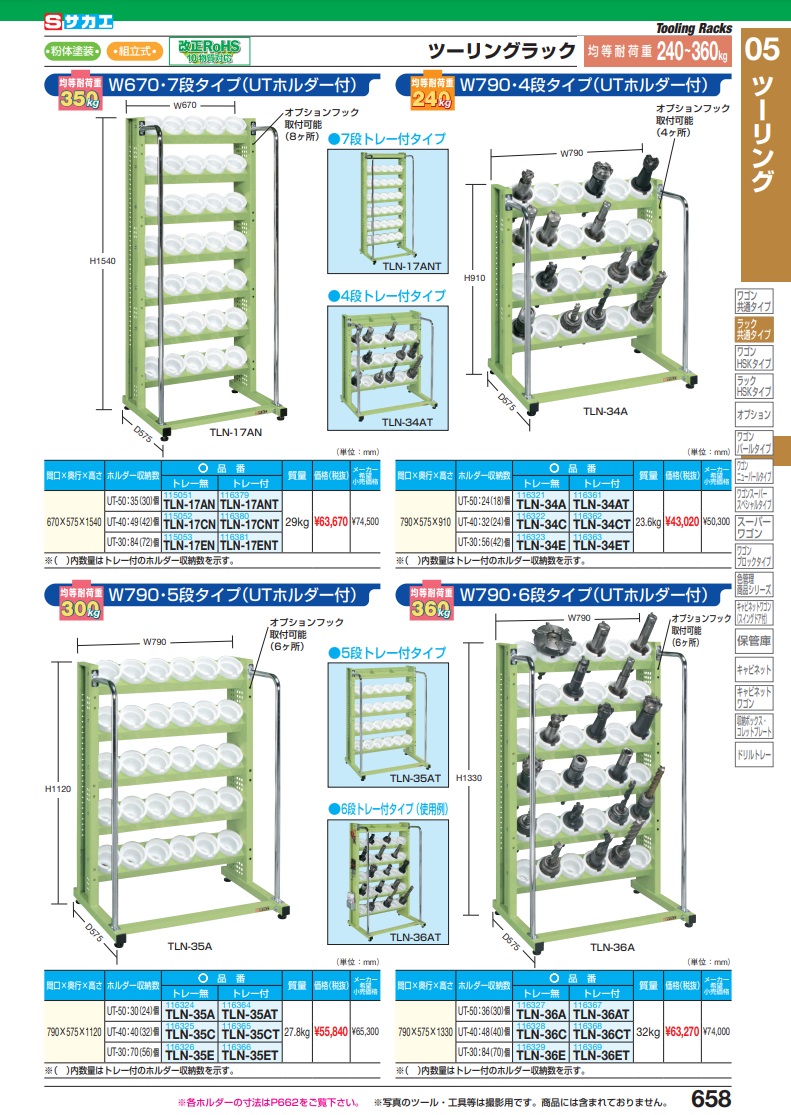 ポイント10倍】【直送品】 サカエ ツーリングラック（ＵＴ−３０タイプ