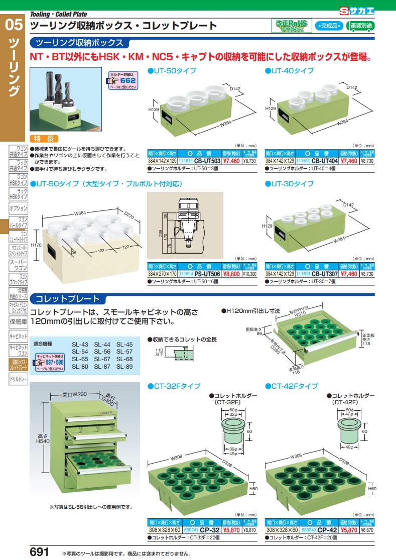 SALE】 サカエ ツーリングHSK用シャンクホルダー ホワイト HSK100P