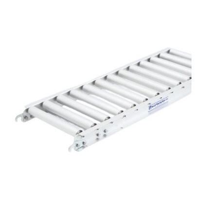 【ポイント10倍】【直送品】 セントラルコンベヤー フリーローラコンベヤ(アルミ製) ALR3808 (ALR3808100720) 100WX75PX2000L 【大型】