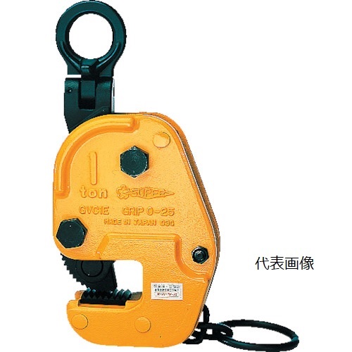 直送品】 スーパーツール 横吊クランプ 自在型ロックハンドル式 GVC0