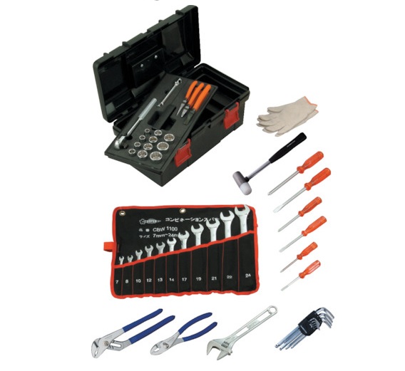【ポイント10倍】【直送品】 スーパーツール プロ用標準工具セット S6500N : p10 sptl s6500n : 道具屋さん 28,710円