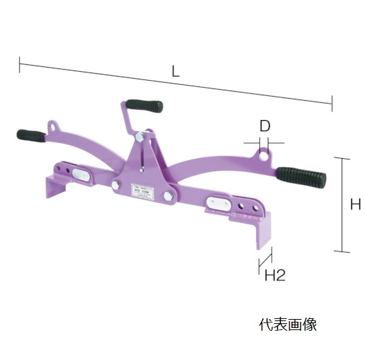 【直送品】 スーパーツール コンクリート二次製品敷設用クランプ(キャパ調整式) UGC150M | 