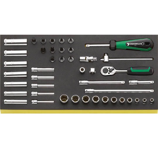 �y�|�C���g10�{�zSTAHLWILLE(�X�^�r���[) �\�P�b�g�����`�Z�b�g TCS 40/35/9 (96830601)