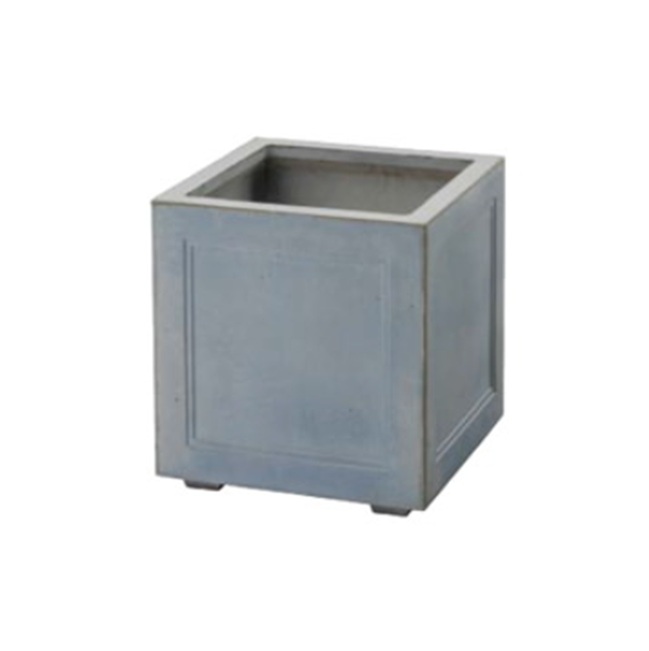 【ポイント10倍】【直送品】 タカショー キューブポット メンコン ブルーグレー TSN-01GR (36810500) 【大型】