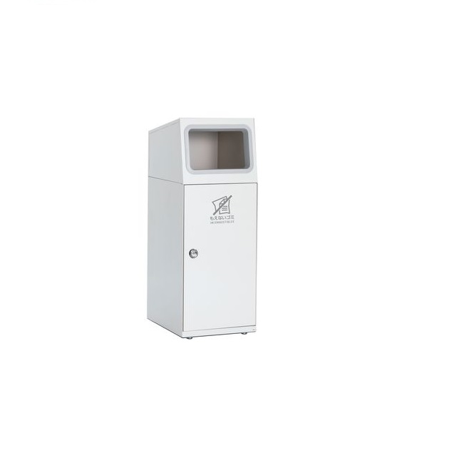 【尖んがり10倍】【直送品】 テラモト ニートSL 象牙色 DS-166-112-7 もえないゴミ用 角穴 【大型】
