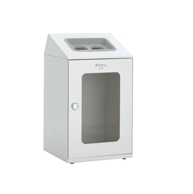 【ポイント5倍】【直送品】 テラモト ニートSTFミエル オフホワイト DS-166-356-7 あきかん用 丸穴 【大型】
