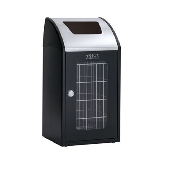 【直送品】 テラモト TriMSTFミエル(ステン) アーバングレー DS-168-521-8 もえるゴミ用 【大型】