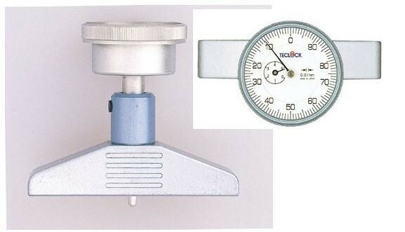テクロック (TECLOCK) ダイヤルデプスゲージ（バックプランジャ形） DM