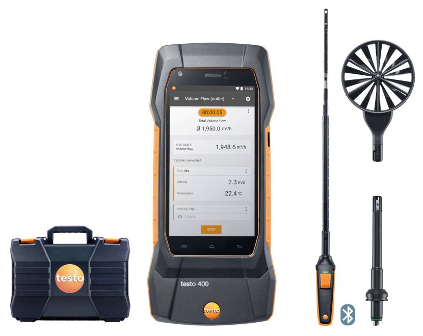 �y�����i�z �e�X�g�[ (testo) ���j�o�[�T�����v���� testo400 �R���{�Z�b�g�P (0563 0400 71)