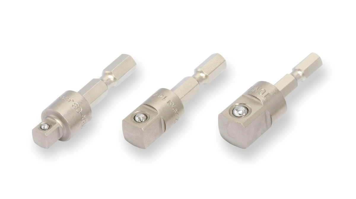TONE (トネ) 電動ドリル用ソケットアダプター 2BA-16 〈差込角 12.7mm(1/2”)〉 | 