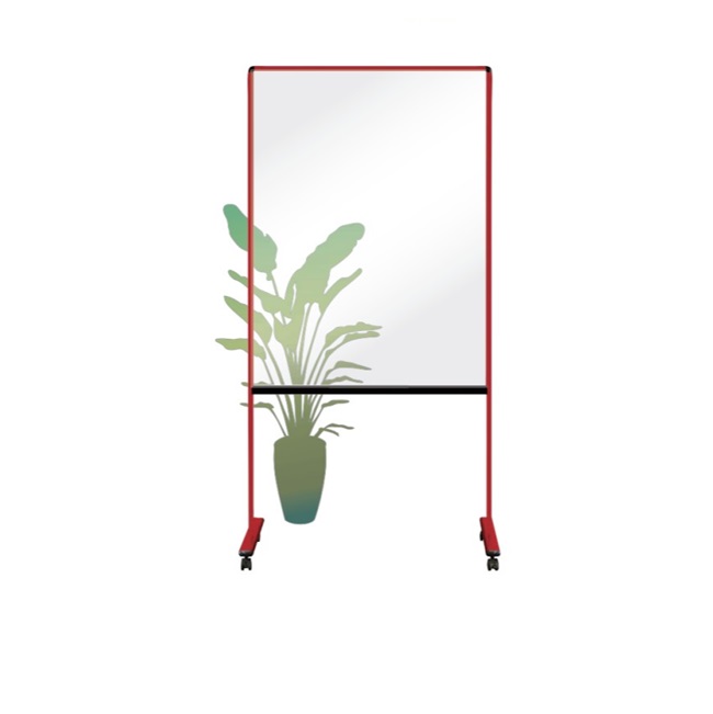 【ポイント10倍】【直送品】 馬印 透明ボード カラー枠 UDTP34N-R 【大型】