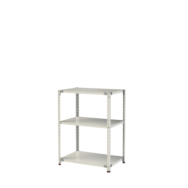 【直送品】 山金工業 軽さ仕合わせ(150kg/段) 1.5S4360-3W 【大型】 スチールラック本体-ラック、シェルフ、本棚-スチールラック