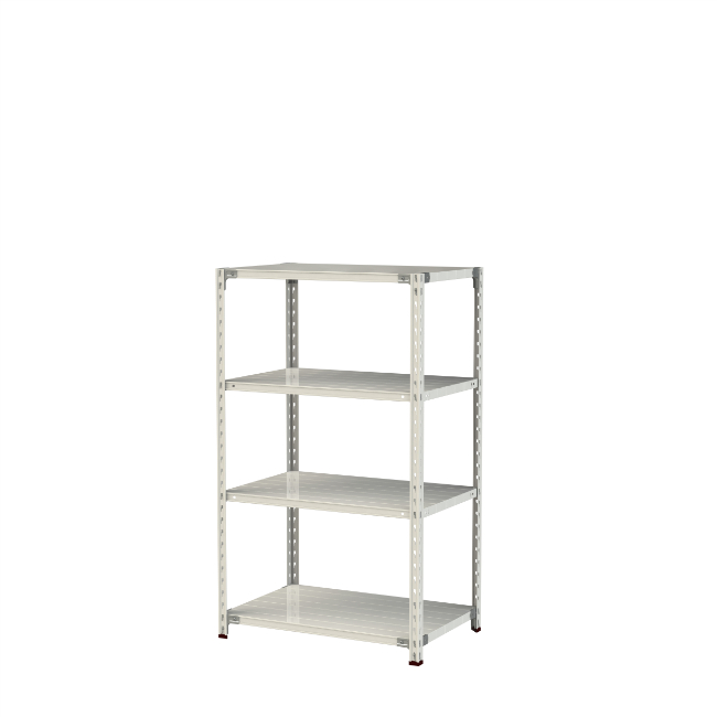 【ポイント5倍】【直送品】 山金工業 軽量ラック(150kg/段) 1.5S5360-4W 【大型】