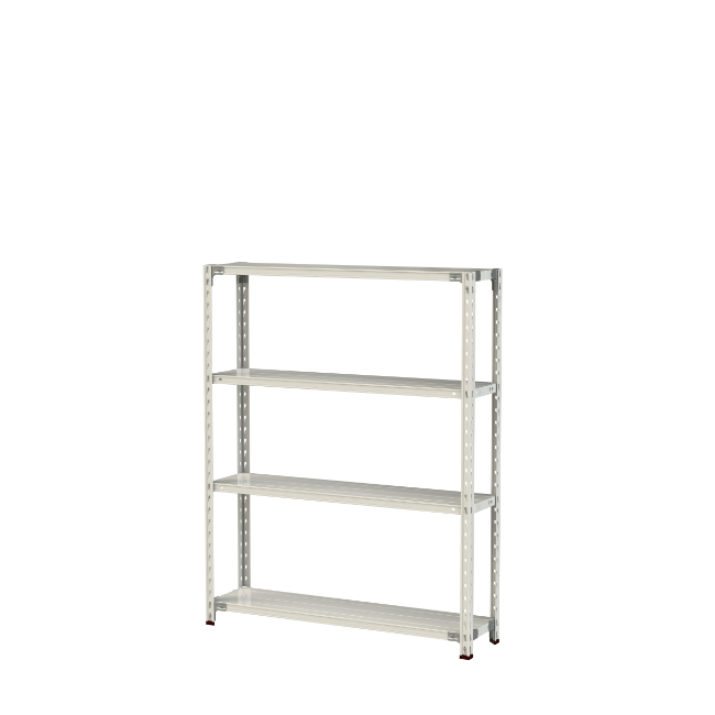 【ポイント5倍】【直送品】 山金工業 軽量ラック(150kg/段) 1.5S5430-4W 【大型】