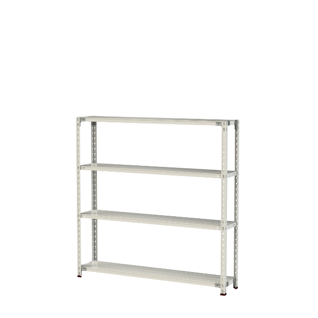 【尖んがり10倍】【直送品】 山金工業 軽さ仕合わせ(150kg/段) 1.5S5530-4W 【大型】 家具、インテリア-スチールラック本体-スチールラック