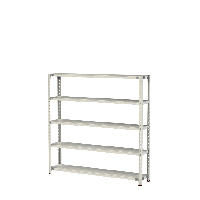 【ポイント5倍】【直送品】 山金工業 軽量ラック(150kg/段) 1.5S5530-5W 【大型】