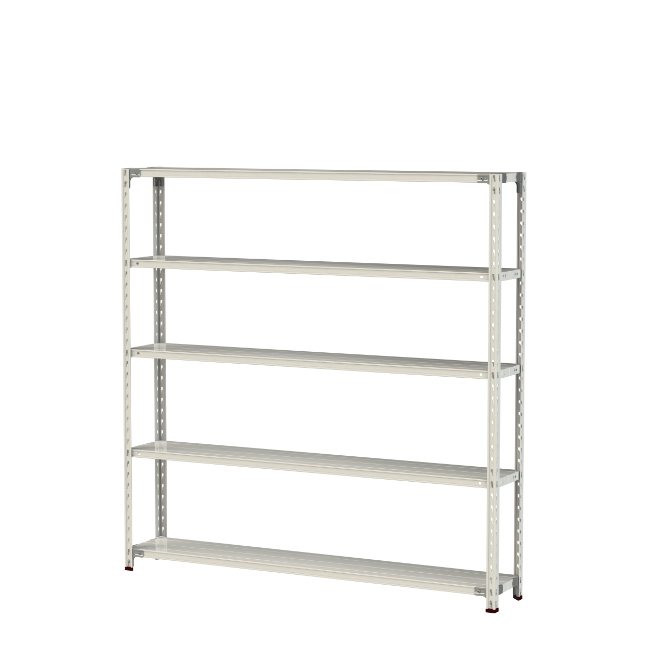 【ポイント5倍】【直送品】 山金工業 軽量ラック(150kg/段) 1.5S6630-5W 【大型】