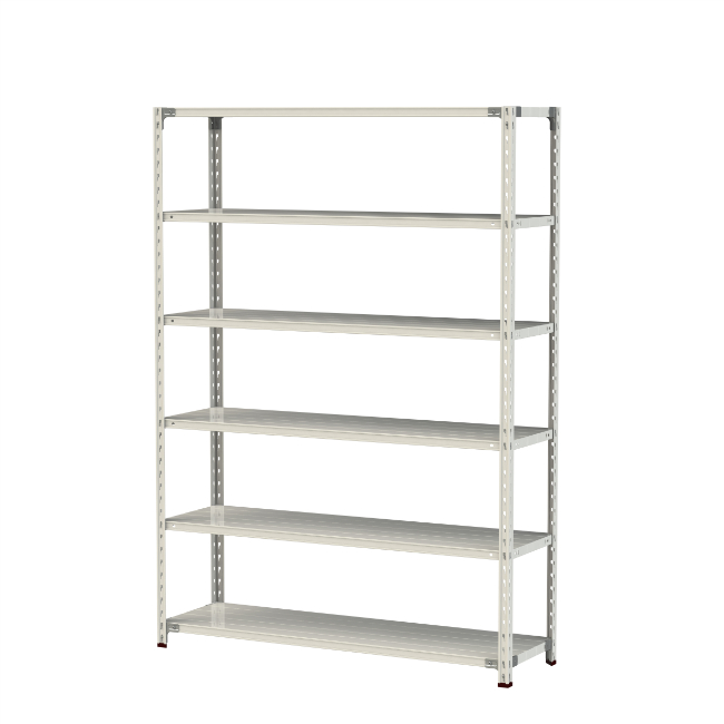 【ポイント5倍】【直送品】 山金工業 軽量ラック(150kg/段) 1.5S7545-6W 【大型】