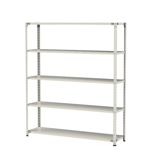 【ポイント5倍】【直送品】 山金工業 軽量ラック(150kg/段) 1.5S7645-5W 【大型】
