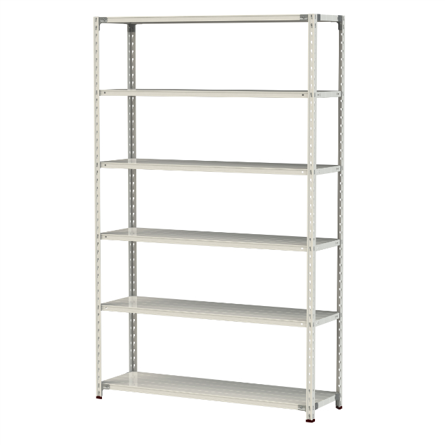 【ポイント10倍】【直送品】 山金工業 軽量ラック(150kg/段) 1.5S8545-6W 【大型】
