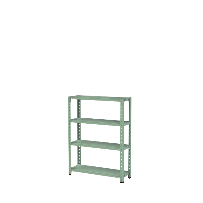 【ポイント10倍】【直送品】 山金工業 軽量ラック(150kg/段) 1.5S4330-4G 【大型】