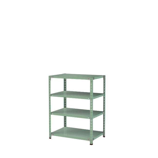 【ポイント5倍】【直送品】 山金工業 軽量ラック(150kg/段) 1.5S4360-4G 【大型】