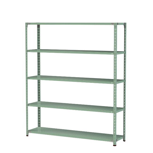 【ポイント5倍】【直送品】 山金工業 軽量ラック(150kg/段) 1.5S7645-5G 【大型】