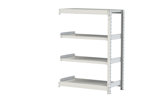 【ポイント5倍】【直送品】 山金工業 ボルトレス軽中量ラック 200kg/段 連結 2S4345-4WR 【大型】