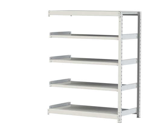 【直送品】 山金工業 ボルトレス軽中量ラック 200kg/段 連結 2S5460-5WR 【大型】