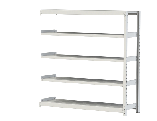 【ポイント5倍】【直送品】 山金工業 ボルトレス軽中量ラック 200kg/段 連結 2S5545-5WR 【大型】