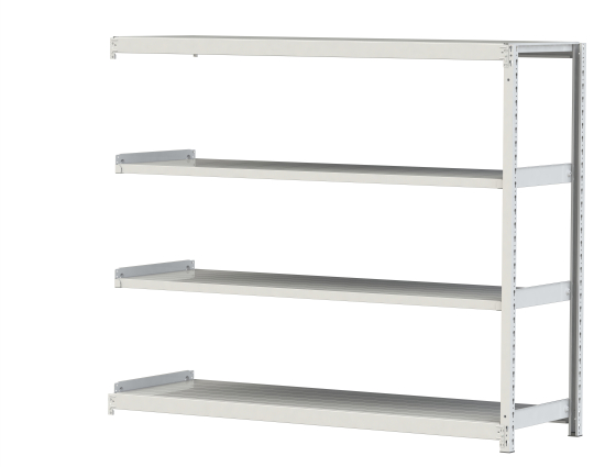 【ポイント5倍】【直送品】 山金工業 ボルトレス軽中量ラック 200kg/段 連結 2S5660-4WR 【大型】