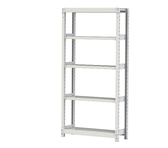 【直送品】 山金工業 ボルトレス軽中量ラック 200kg/段 単体 2S6330-5W 【大型】