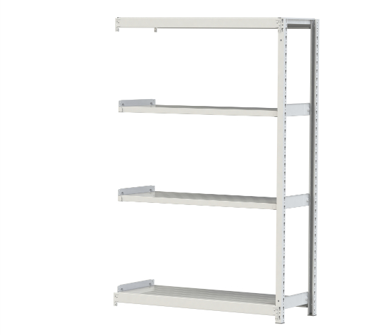 【ポイント10倍】【直送品】 山金工業 ボルトレス軽中量ラック 200kg/段 連結 2S6445-4WR 【大型】