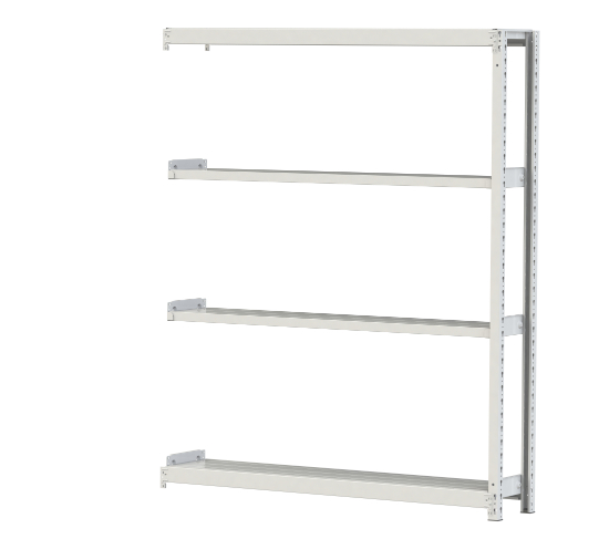 【直送品】 山金工業 ボルトレス軽中量ラック 200kg/段 連結 2S6530-4WR 【大型】