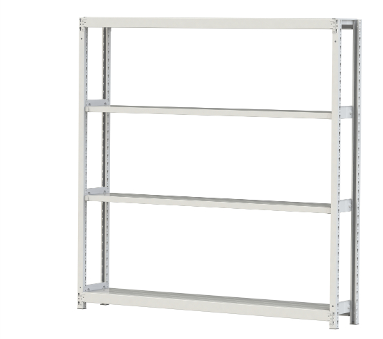 【ポイント10倍】【直送品】 山金工業 ボルトレス軽中量ラック 200kg/段 単体 2S6630-4W 【大型】